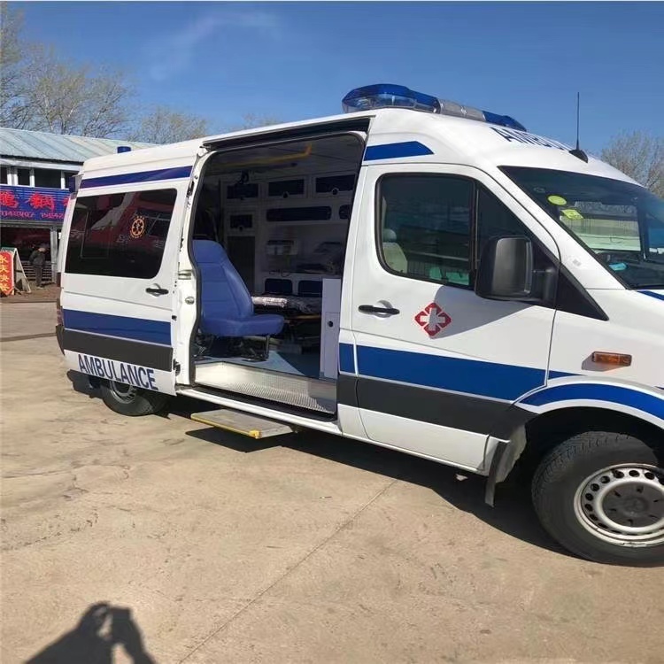 红岗私人长途救护车出租转院回家